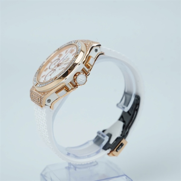 Đồng hồ Hublot Bigbang viền kim dây trắng (641703) sz36 (HC) KG+