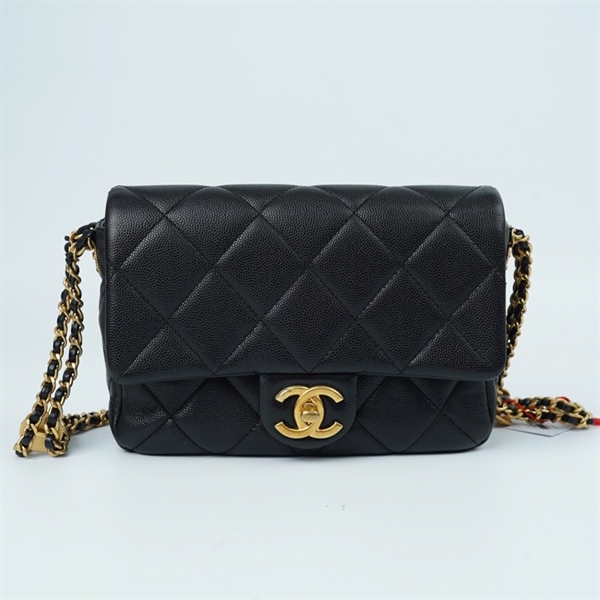 Túi Chanel mini 8 đen (APJX 5K9L) sz19 KG+