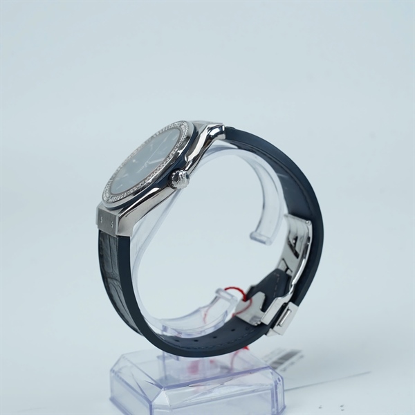 Đồng hồ Hublot mặt xanh đen dây đen viền kim (1394034) sz38 (HC) KG+