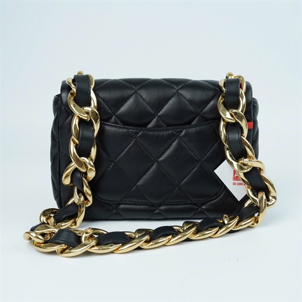 Túi Chanel đen xích to (J508PXNC) sz20 KG+