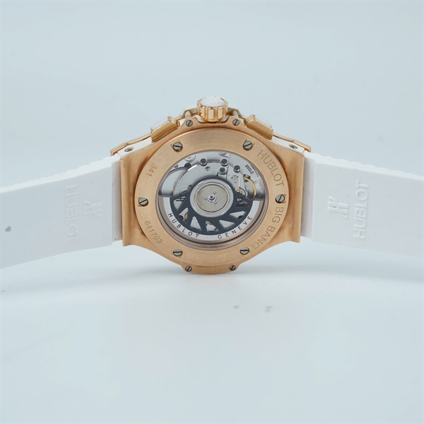 Đồng hồ Hublot Bigbang viền kim dây trắng (641703) sz36 (HC) KG+
