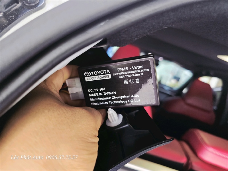 Giải mã áp suất lốp cho xe Toyota CROSS / Vstar - Có áp trên điện thoại