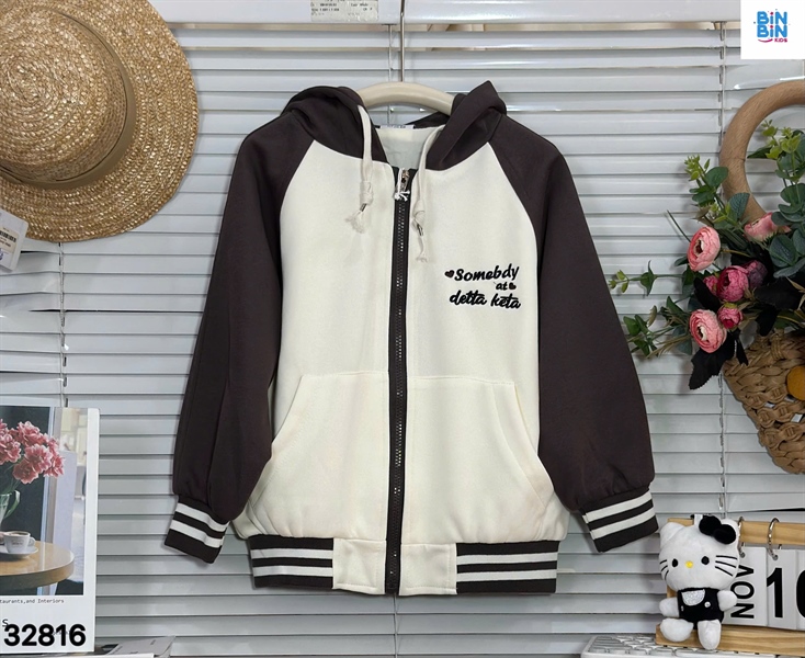 32816-Áo Khoác Có Mũ 2 Gấu Bear Sweet Way