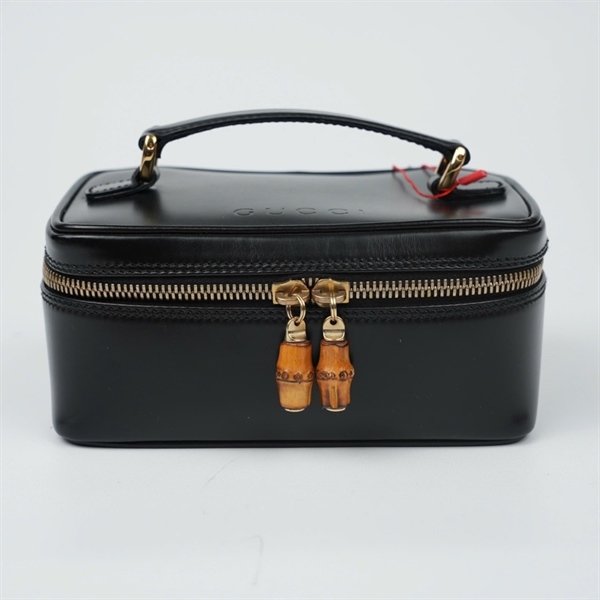 Túi GG Vanity đen (0321956-0151) sz17 KG+