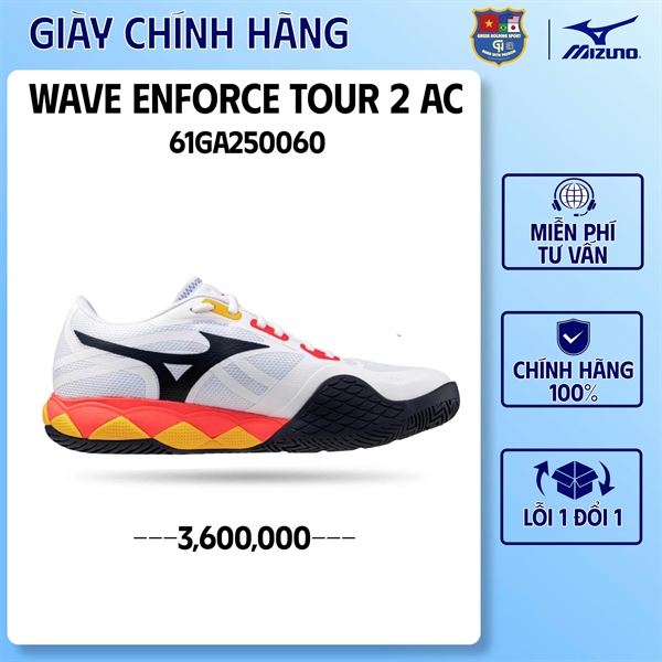 Giền Pickleball - Giày Mizuno Wave Enforce Tour 2 AC - 61GA250005
