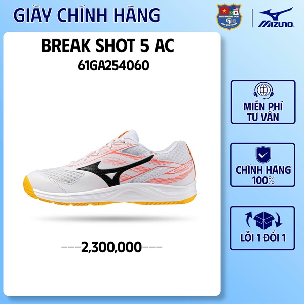 Giền Pickleball - Giày Mizuno Break Shot 5 AC