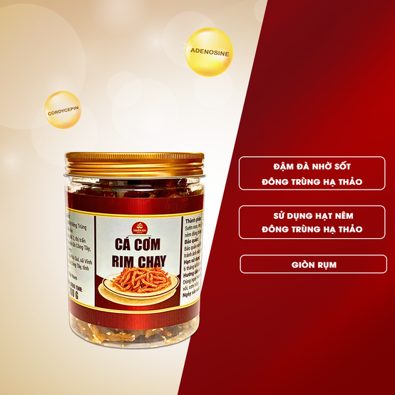 Cá Cơm Rim Chay 200g