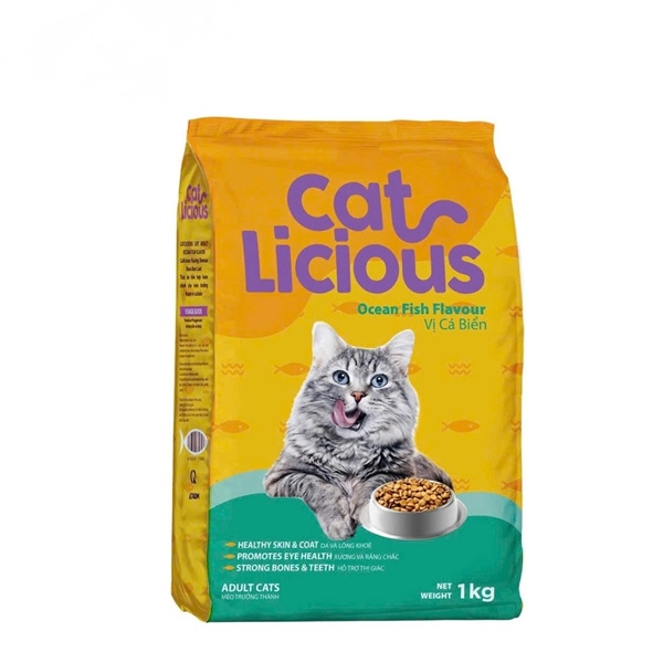 Thức ăn hạt Cat Licious cho mèo trưởng thành