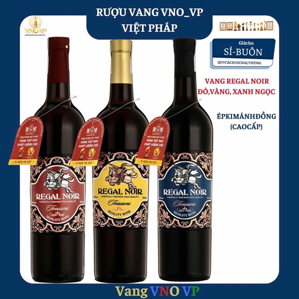 Rượu vang Regal noir xanh coban 750ml