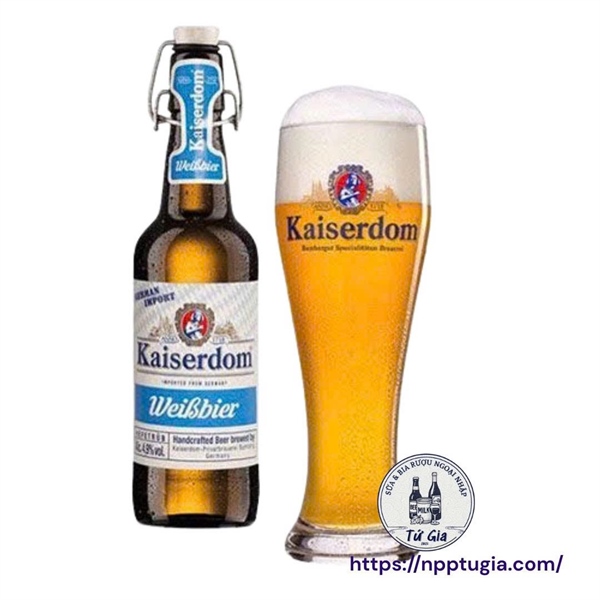 Bia Kaiserdom Weissbier 4,9% Đức chai 500ml
