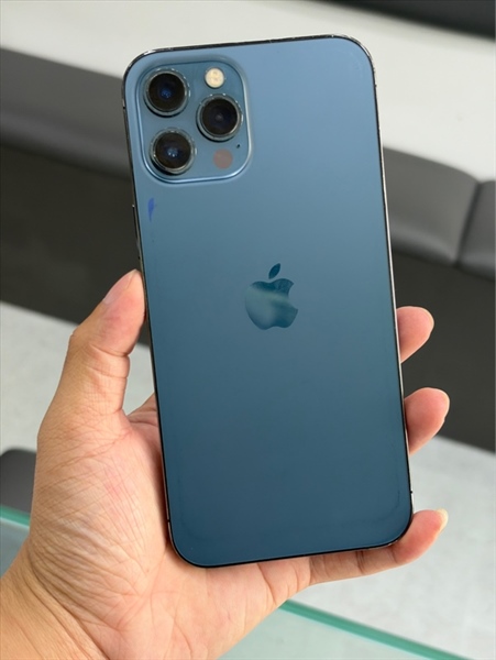 12 ProMax 128gb 98% LL Xanh ( vỏ xước , màn xước , ám nhẹ icon tiktok )