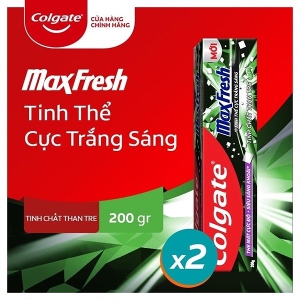 Kem Đánh Răng Colgate Maxfresh Tinh Chất Than Tre Cực Trắng Sáng 200G27