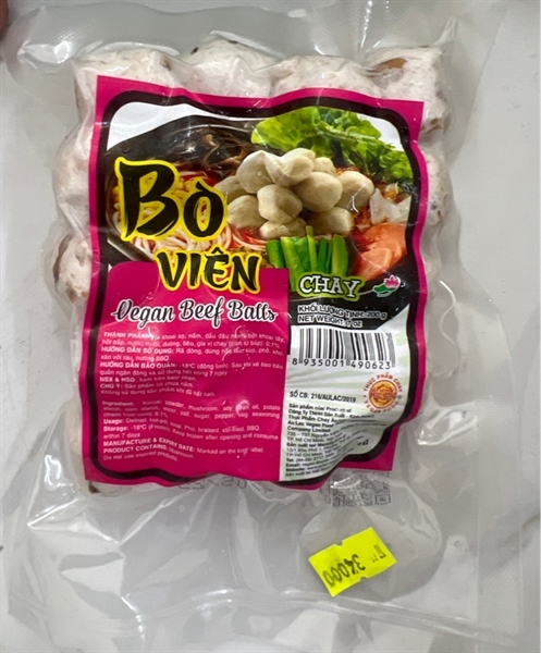BÒ VIÊN CHAY ÂU LẠC 200gr