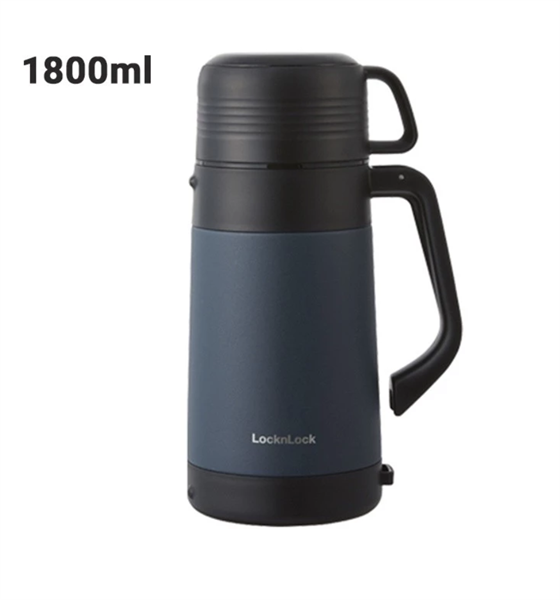 LHC1485NVY - Bình giữ nhiệt LocknLock Easy Outdoor Vacuum Bottle 1.8L - Màu xanh navy
