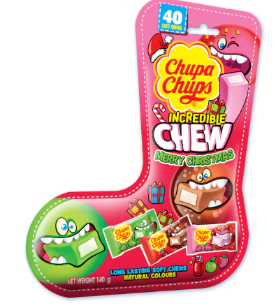 Kẹo Tất Chupa Chups Incredible Giáng Sinh - 140g