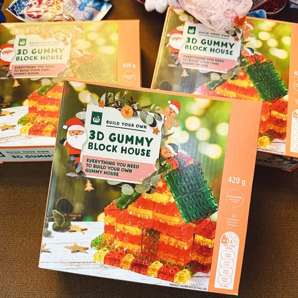 Nhà Kẹo Dẻo 3D Gummy Block House - 420GR