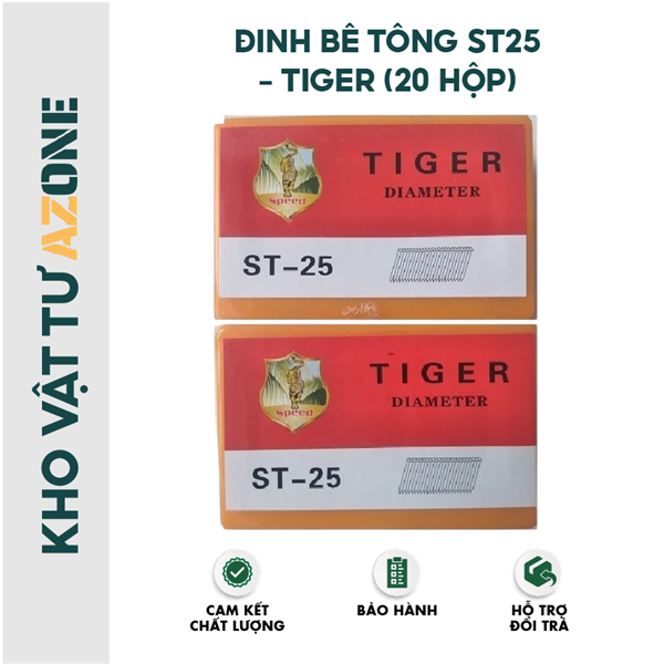 Đinh bê tông ST50 - Tiger (20 hộp)