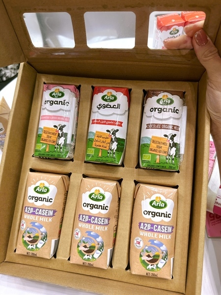 Qt Arla set 6 hộp sữa tươi Organic Arla Casein 200ml