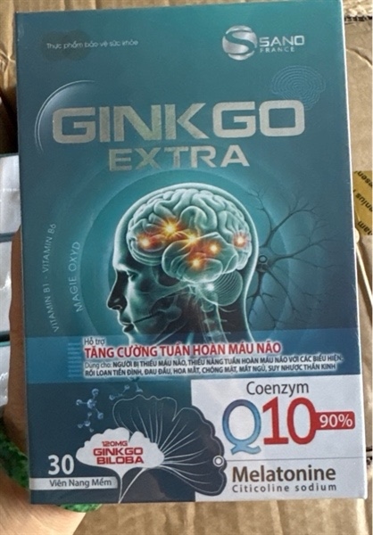 Ginkgo extra sano (lọ 30viên)