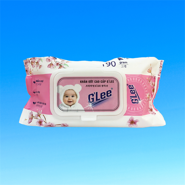 Khăn Ướt Cao Cấp - Màu Hồng (Hương Hoa Lài)