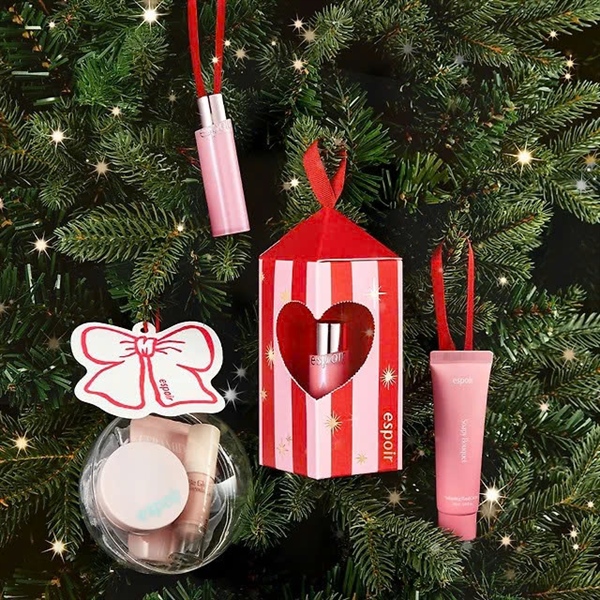 Christmas Gift Set - Son dưỡng môi Espoir Be Glow & Bộ quà tặng mini