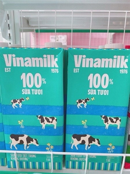 Sữa tươi không đường Vinamilk 1L