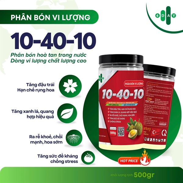 Phân bón vi lượng 10-40-10