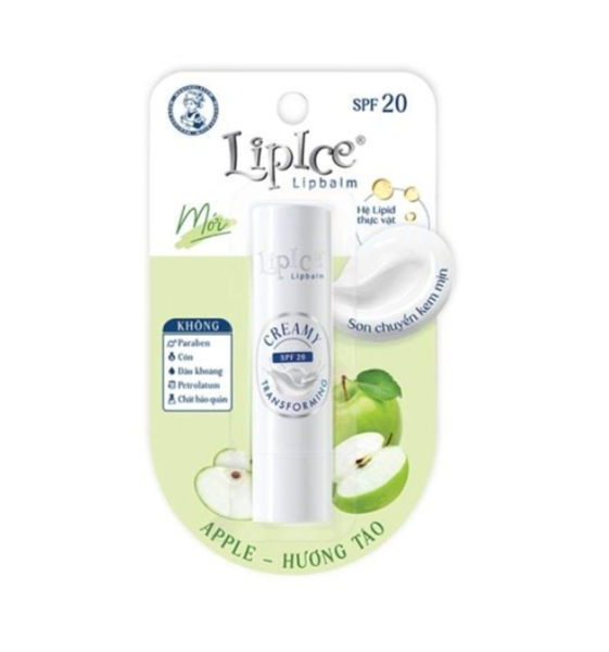 Son dưỡng môi Hương Táo (LipIce Apple) 3,3g - Rohto