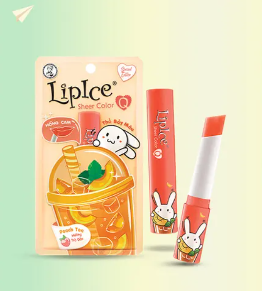 Son dưỡng môi Lipice Sheer Color Q (Thỏ Bảy Màu) 2,4g - Rohto (Tub)