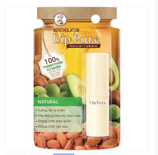 Son duỡng môi không mùi (Lip Pure Natural) 3,9 g - Rohto