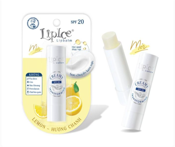 Son dưỡng môi Hương Chanh (LipIce Lemon) 3,3g - Rohto