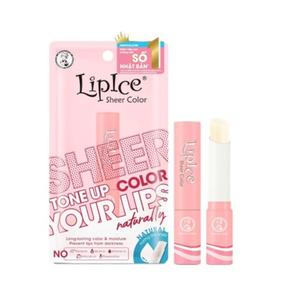 Son dưỡng môi Lipice Sheer Color Natural (Hương Tinh Khiết) 2,4 g - Rohto