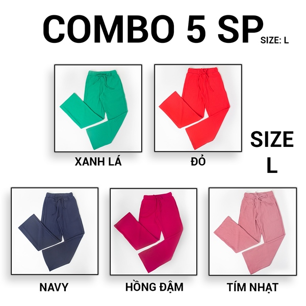 COMBO 5SP (L) QUẦN DÀI