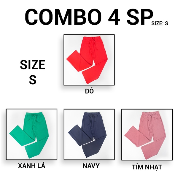 COMBO 4SP (S) QUẦN DÀI