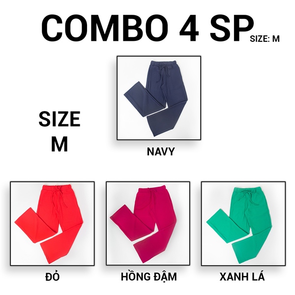 COMBO 4SP (M) QUẦN DÀI