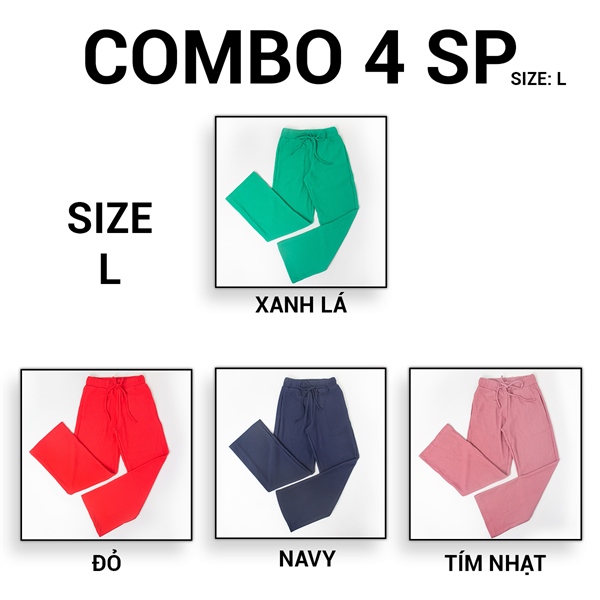COMBO 4SP (L) QUẦN DÀI