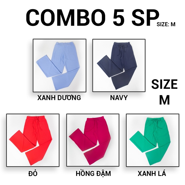 COMBO 5SP (M) QUẦN DÀI