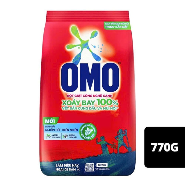 Bột Giặt Omo Hương Thơm Mát Gói 770G
