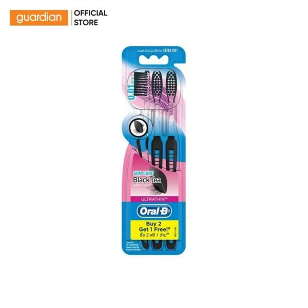 BỘ 3 BÀN CHẢI ORAL-B TRÀ ĐEN