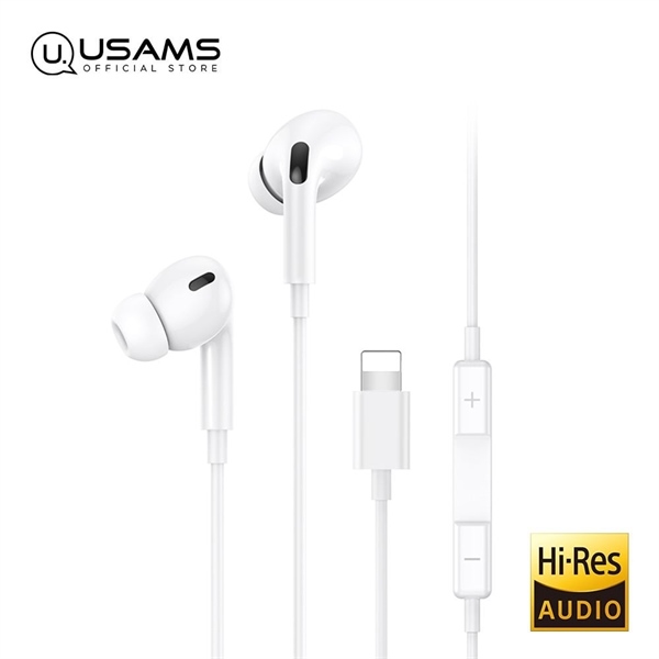 Tai nghe USAMS có dây chân Lightning in-ear earphone 1.2m