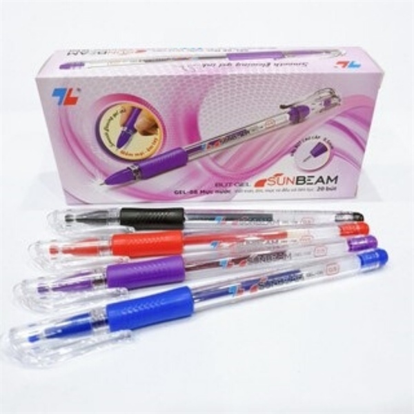 Bút bi Thiên Long GEL-08 0.5mm đen