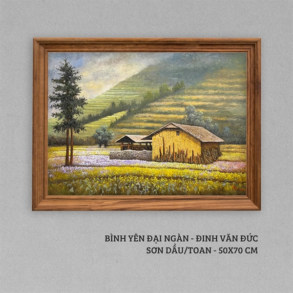 Bình yên đại ngàn - Đinh Văn Đức - 50x70 cm