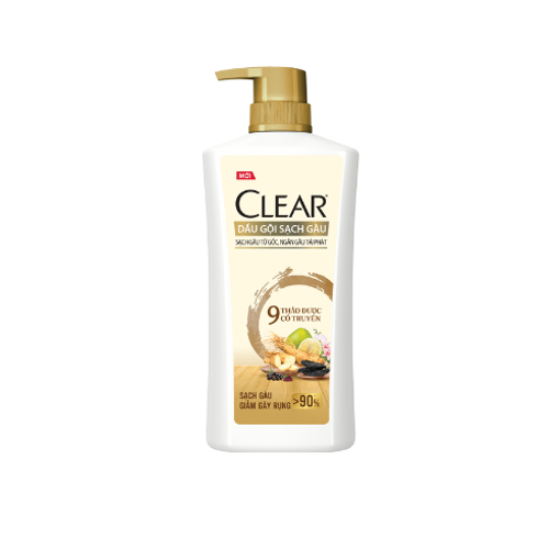 Dầu Gội Sạch Gàu Clear 9 Thảo Dược Cổ Truyền 630g