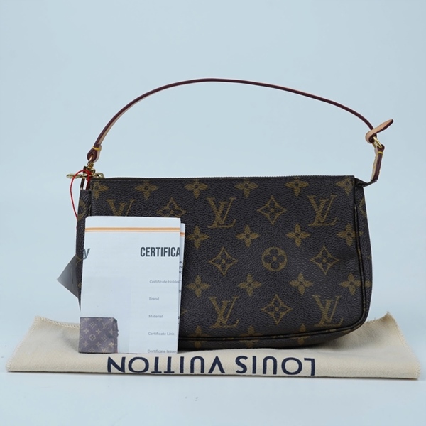 Túi LV kẹp nách hoa nâu (AR0968) sz21 +