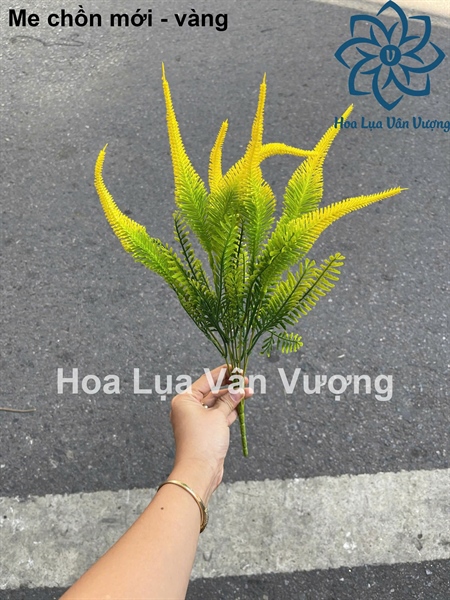 Me chồn mới - vàng - Hoa cành ngắn - Hoa Lụa Vân Vượng