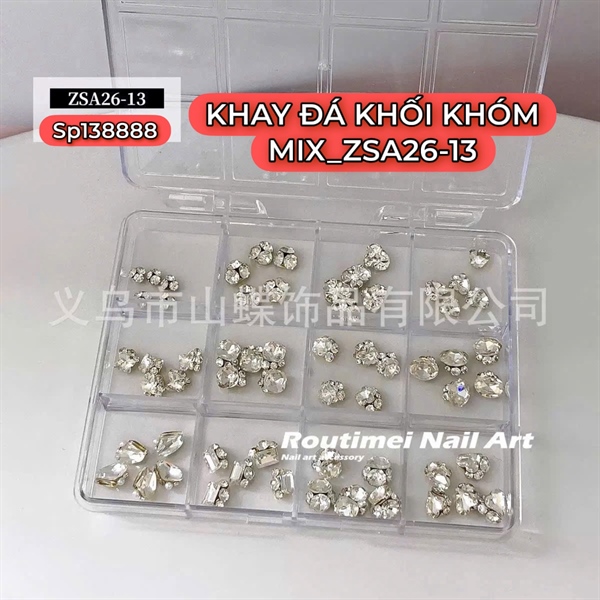 KHAY ĐÁ KHỐI KHÓM MIX_ZSA26-13