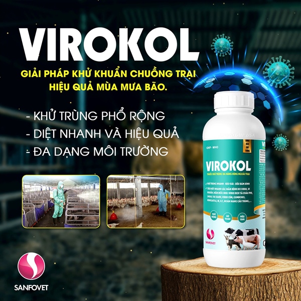 Virokol, 1 Lít (Sát trùng phun)
