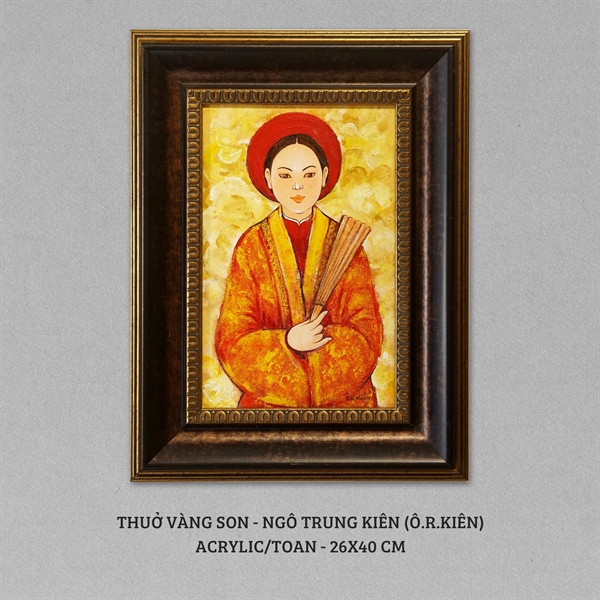 Thuở vàng son - Ngô Trung Kiên - 26x40 cm