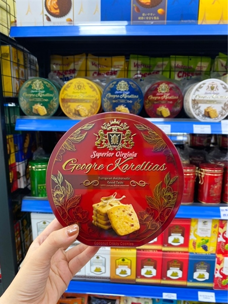 LH.Bánh GEOGRE KARELLIAS Dừa Nướng 130g(24H/thùng)