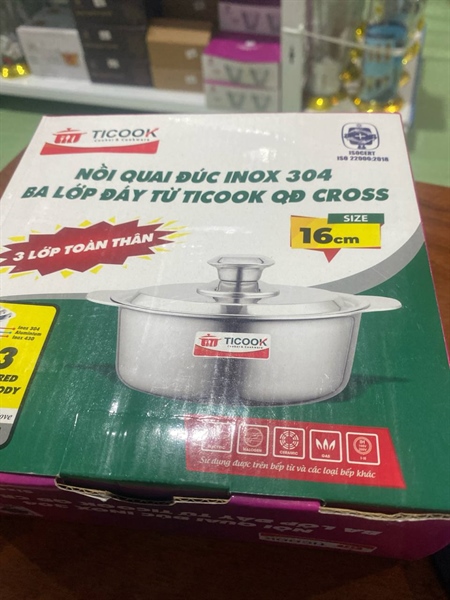 Nồi Quai Đúc Ticook Cross 16cm